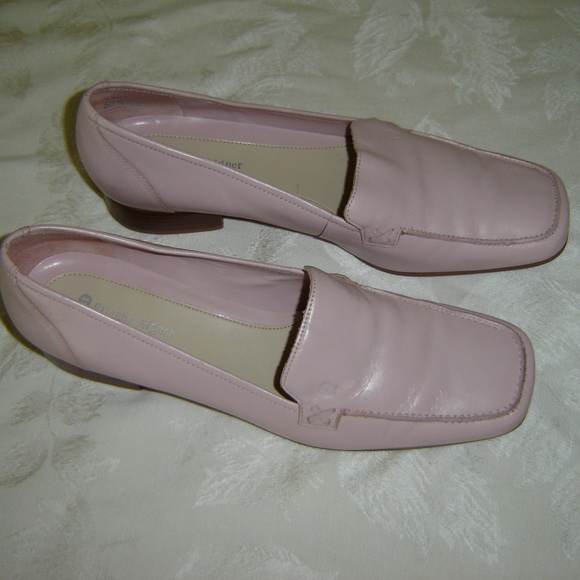 Etienne Aigner Pale Pink Leather Loafer - Picture 4 of 7
